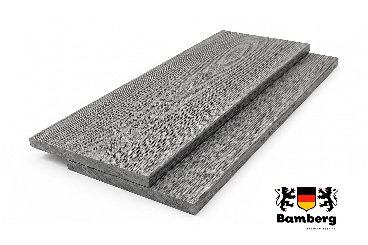 Универсальная доска из ДПК Bamberg, Universal Board, English Barnwood (Английский Барнвуд), 3D тиснение