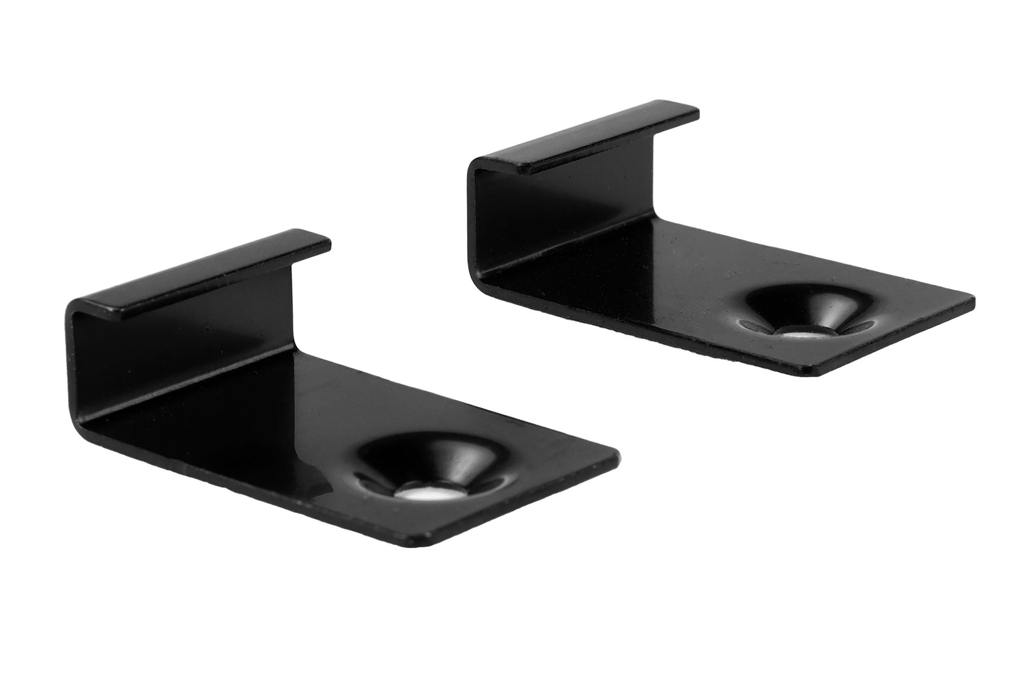 Стартовый черный кляймер, клипса, крепеж для террсной доски ДПК. Нержавеющая сталь 304 — Black Deck