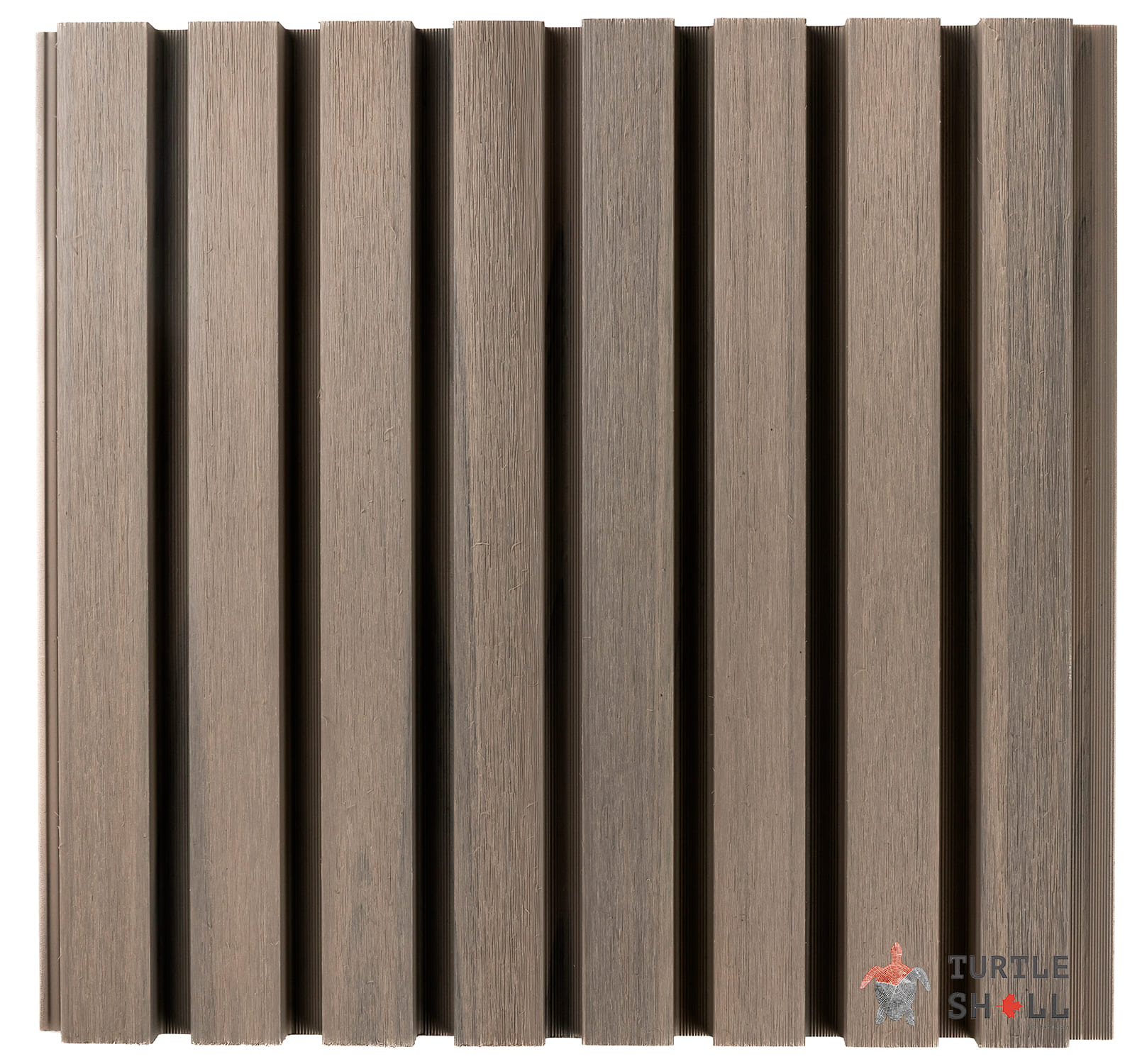 Реечная панель ДПК Turtle Shell Middle Lines, Canadian Maple, Co-Extrusion