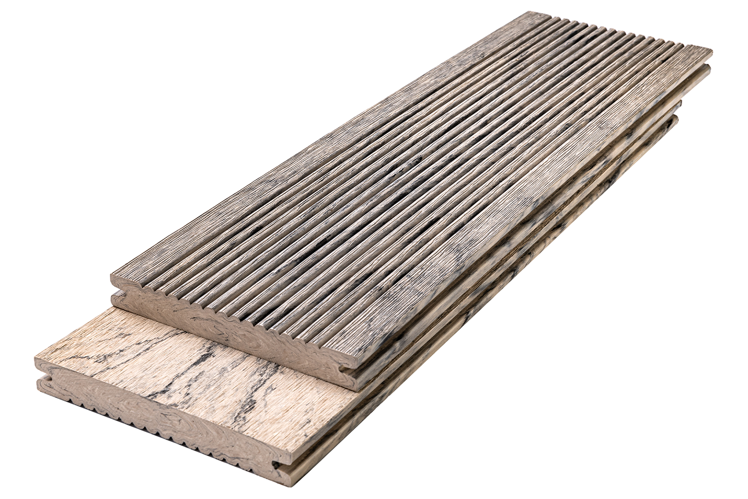 Террасная доска ДПК Bamberg Solid Shipboard, Karelian Birch — Black Deck