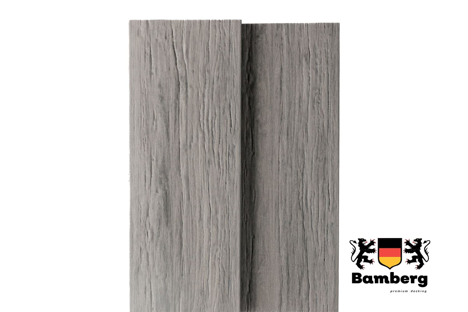 Террасная доска Bamberg SquareFossiled,English Barnwood (Окаменелое дерево)  — Black Deck