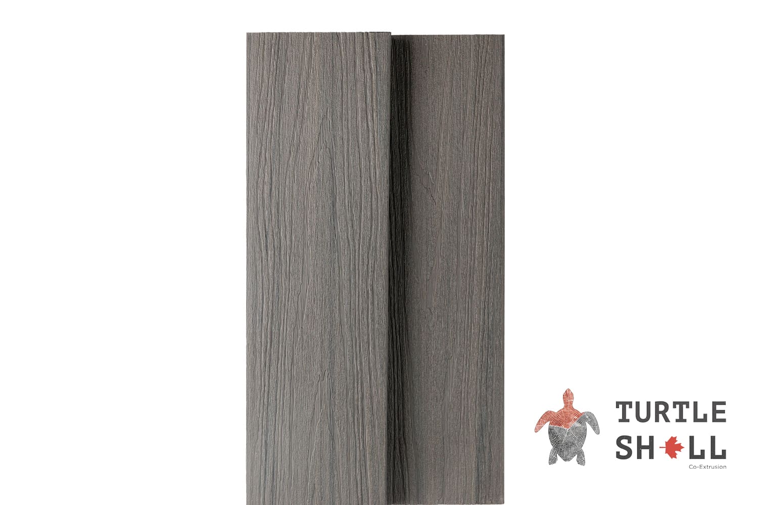 Террасная доска из ДПК Turtle Shell, Square, Scottish Slatewood, Co-Extrusion