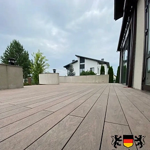 Террасная доска ДПК Bamberg Brazilian Walnut