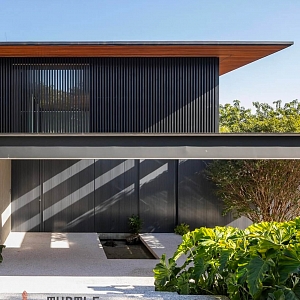 Реечные стеновые панели Turtle Shell Middle Lines, Faroese Smokewood, Co-Extrusion