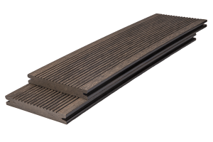 Террасная доска Bamberg Solid Shipboard, Brazilian Walnut (Бразильский орех) — Black Deck