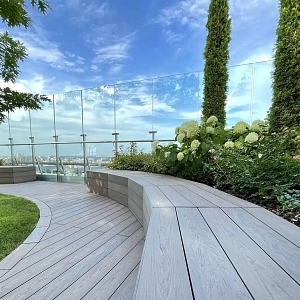 Террасная доска ДПК Bamberg Brazilian Walnut