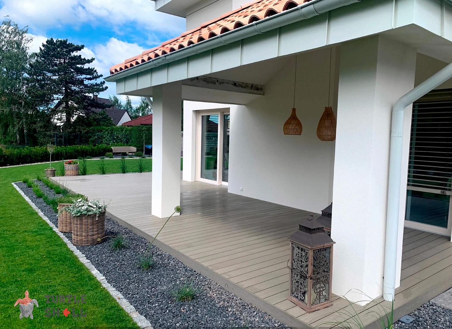 Террасная доска ДПК Turtle Shell Canadian Maple: Превратите вашу открытую террасу в райский уголок!