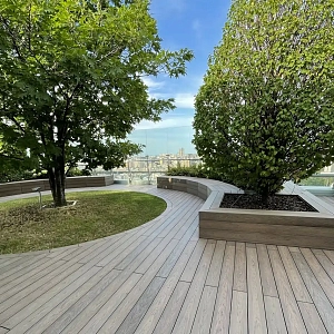 Террасная доска ДПК Bamberg Brazilian Walnut