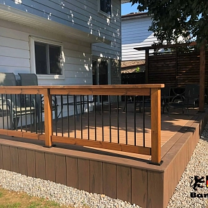 Террасная доска ДПК Bamberg African Bubinga