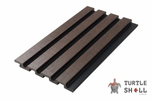 Реечные панели ДПК Turtle Shell Bar Lines, Texas Hickory, Co-Extrusion