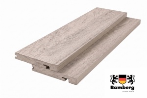 Завершающая доска ДПК Bamberg Bullnose, Karelian Birch, 130х19 мм