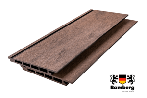 Заборная доска из ДПК Bamberg, Universal Board, African Bubinga (Африканская Бубинга)