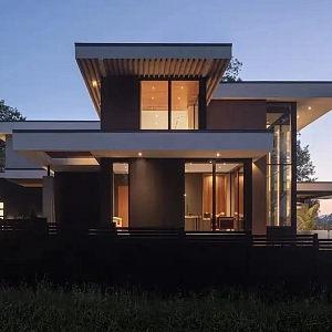 Фасадная доска ДПК. Фотографии объектов от Black Deck