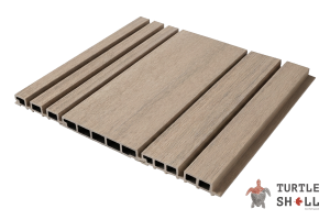 Реечная панель ДПК Turtle Shell Middle Lines, Canadian Maple, Co-Extrusion